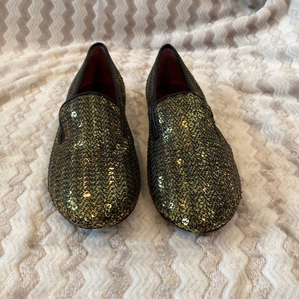 Marc Jacobs Sequin Flat Loafers Size 37